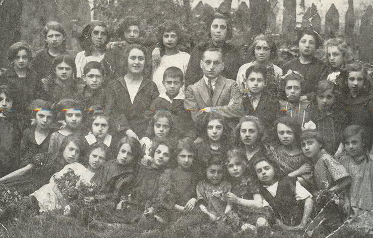 Klasa 4 Szkoły Powszechnej nr 2 dla dzieci żydowskich w Otwocku